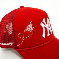 AGENT009 x RETROVERT NY TRUCKER CAP RED