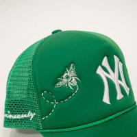 AGENT009 x RETROVERT NY TRUCKER CAP GREEN