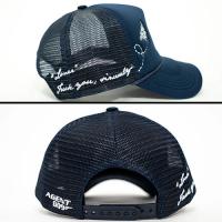 AGENT009 x RETROVERT NY TRUCKER CAP NAVY