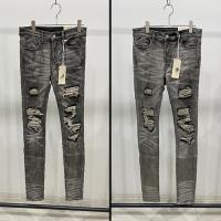mnml X284 MOTO SKINNY DENIM - GREY/BLUE