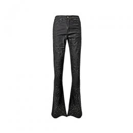 GUAPI ALL BLACK STARRY SKY WAXED DENIM