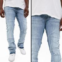 GOLDEN DENIM  THE STACKED SLIM TAPERED DENIM - PLAYA'S (LIGHT WASH)