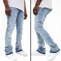 GOLDEN DENIM  THE STACKED SLIM TAPERED DENIM - PLAYA'S (LIGHT WASH)