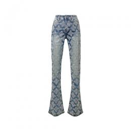 GUAPI VINTAGE BLUE EMBELLISHED DENIM