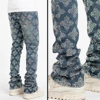 GUAPI VINTAGE BLUE EMBELLISHED DENIM