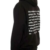 PLACES+FACES GRAPHIC HEAVY HOODIE / BLACK