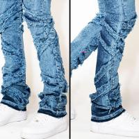 GOLDEN DENIM  THE STACKED SLIM TAPERED DENIM - VINTAGE BLUE (SKY BLUE)