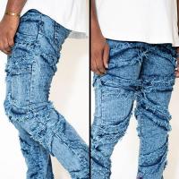 GOLDEN DENIM  THE STACKED SLIM TAPERED DENIM - VINTAGE BLUE (SKY BLUE)