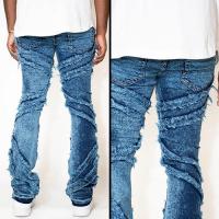 GOLDEN DENIM  THE STACKED SLIM TAPERED DENIM - VINTAGE BLUE (SKY BLUE)