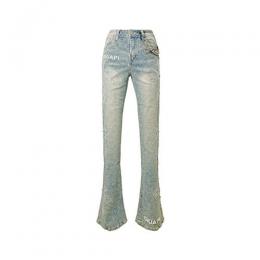 GUAPI VINTAGE BLUE DISTRESSED CROSS DENIM