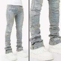GUAPI VINTAGE BLUE DISTRESSED CROSS DENIM