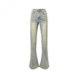 GUAPI VINTAGE OLIVE PEARLS DENIM