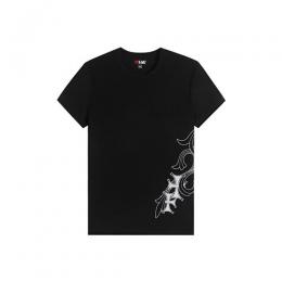 DND4DES HONEYSUCKLE CROSS T-SHIRT BLACK