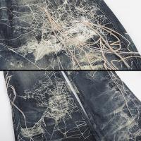DND4DES SPIDER WEB EMBROIDERY TASSEL HARD WASHED JEAN