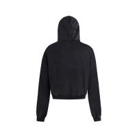  DND4DES RHINESTONE BLACK ZIP-UP HOODIE BLACK