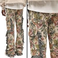 REPUTATION STUDIOS FLARE CARGO TAPESTRY PANTS - FLORAL