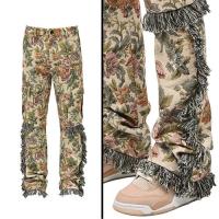 REPUTATION STUDIOS FLARE CARGO TAPESTRY PANTS - FLORAL