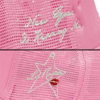 LA ROPA NY IS KISSING ME TRUCKER HAT PINK