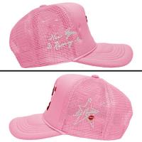 LA ROPA NY IS KISSING ME TRUCKER HAT PINK