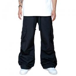 EPTM PARACHUTE CARGO PANTS - BLACK