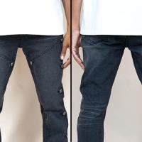 EPTM COWBOY BUTTON DENIM - BLACK