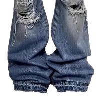 URKOOL DESTROYED FLARE JEANS