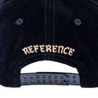 REFERENCE PARADISE LA CRYSTALS SNAPBACK CAP BLACK VELOUR