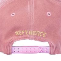 REFERENCE PARADISE LA CRYSTALS SNAPBACK CAP PINK VELOUR