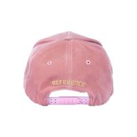 REFERENCE PARADISE LA CRYSTALS SNAPBACK CAP PINK VELOUR