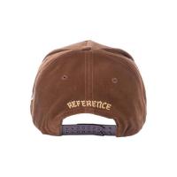 REFERENCE PARADISE LA CRYSTALS SNAPBACK CAP BROWN VELOUR