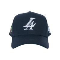 REFERENCE PARADISE LA CRYSTALS SNAPBACK CAP BLACK