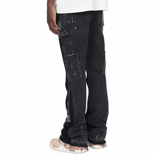 REPUTATION STUDIOS FLARE DENIM - BLACK | KingStar