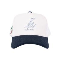 REFERENCE PARADISE LA CRYSTALS SNAPBACK CAP CREAM/BLACK CORDUROY