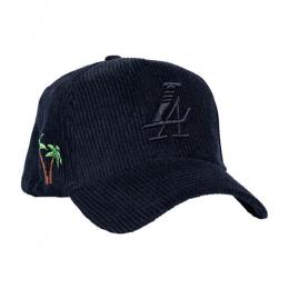 REFERENCE PARADISE LA CORDUROY SNAPBACK CAP BLACK/BLACK