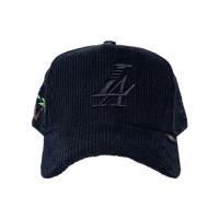 REFERENCE PARADISE LA CORDUROY SNAPBACK CAP BLACK/BLACK
