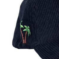 REFERENCE PARADISE LA CORDUROY SNAPBACK CAP BLACK/BLACK