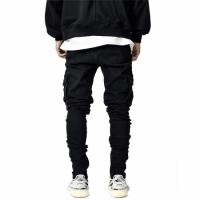 REPUTATION LAKENZIE CARGO DENIM - BLACK