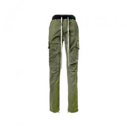 mnml CARGO DRAWCORD PANTS - OLIVE