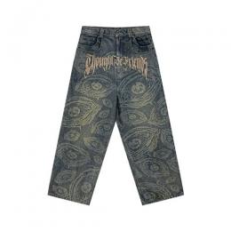 ThoughtWeFriends EYETHOUGHT WAXED BAGGY DENIMS 2.0