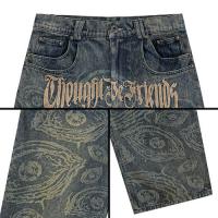 ThoughtWeFriends EYETHOUGHT WAXED BAGGY DENIMS 2.0