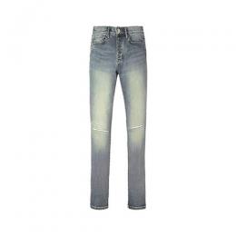 mnml M34 STRETCH SLIM ZIPPER DENIM - BLUE