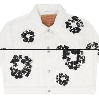 DENIM TEARS TYPE-2 All OVER WREATH WHITE