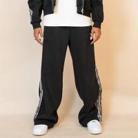 EPTM REAL CAMO STRIPED BAGGY PANTS - BLACK