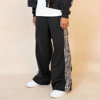 EPTM REAL CAMO STRIPED BAGGY PANTS - BLACK