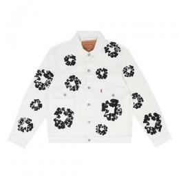 DENIM TEARS TYPE-2 All OVER WREATH WHITE