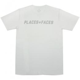 PLACES+FACES SHORT SLEEVE REFLECTIVE T-SHIRT / WH