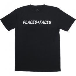 PLACES+FACES SHORT SLEEVE REFLECTIVE T-SHIRT / BK