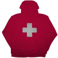 PLACES+FACES 3M LOGO HOODIE / RED