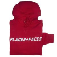 PLACES+FACES 3M LOGO HOODIE / RED