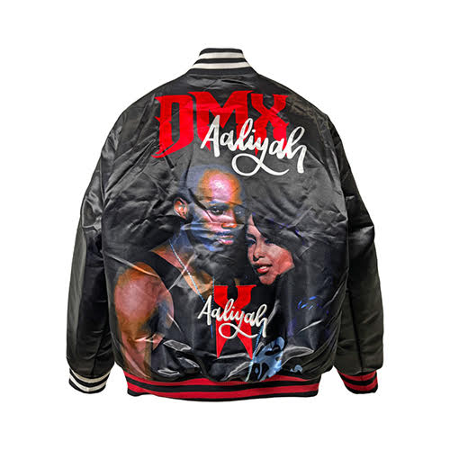 HEADGEAR CLASSICS AALIYAH X DMX BACK IN ONE PIECE SATIN JACKET